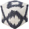 Templeton Rug  Cube Ivory Pouf 18 x 18 x 18 in. TE1430248
